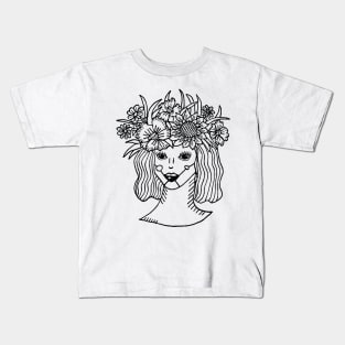 Fruit salad vintage doll head Kids T-Shirt